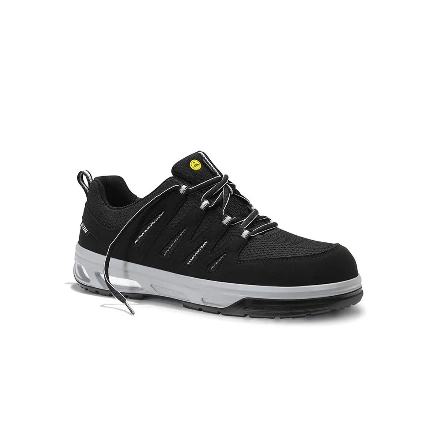 ELTEN Sicherheitshalbschuh MADDOX XX10 BLACK GREY Low ESD S2 Größe 43