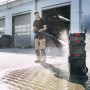PROREGAL QBRICK Werkzeugkasten One (38L) mit Deckel, Frontgriff und Klemmverschlüssen, schwarz.