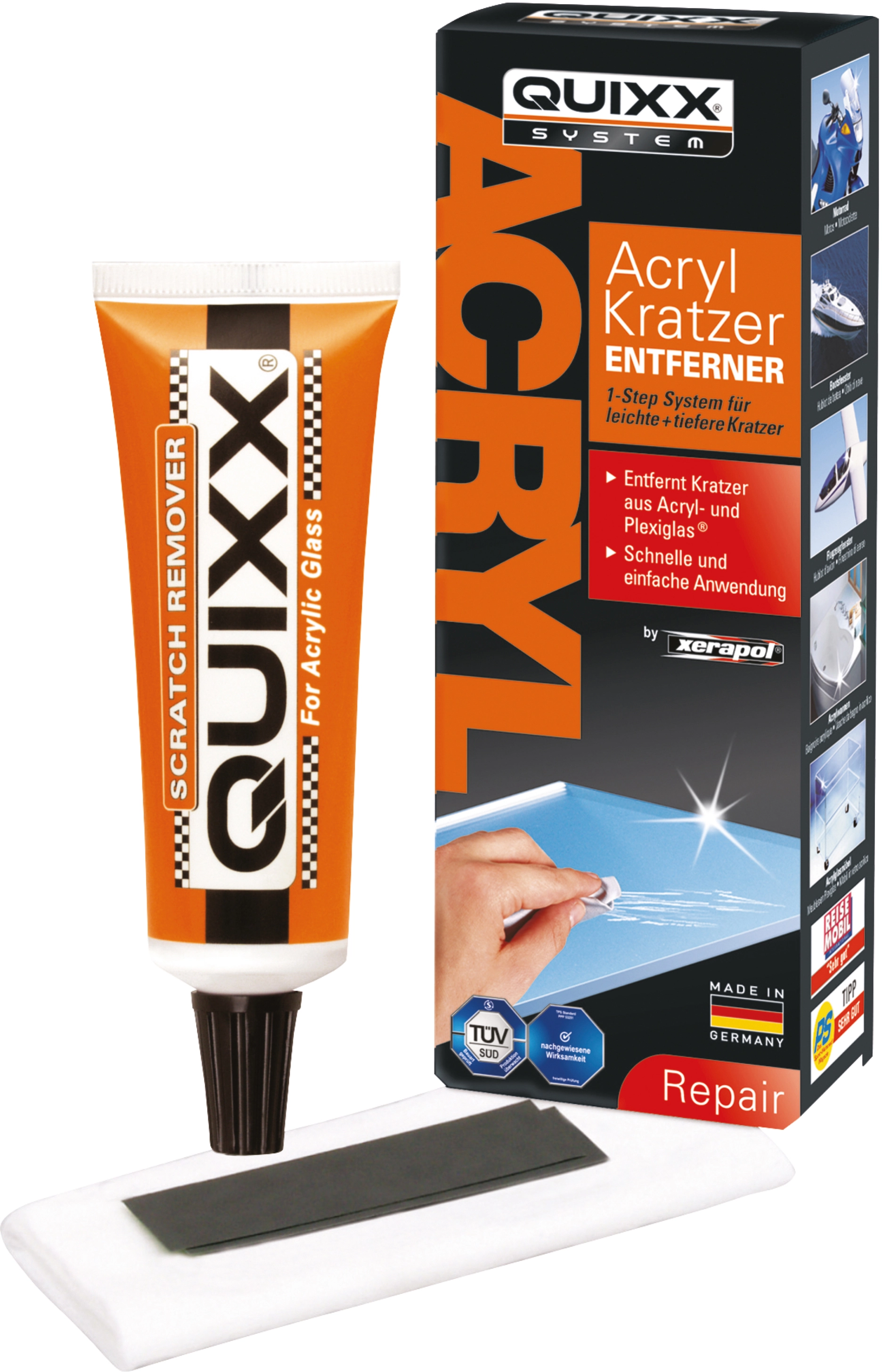 Quixx Kratzer-Entferner für Acrylglas 4-teilig kaufen bei OBI