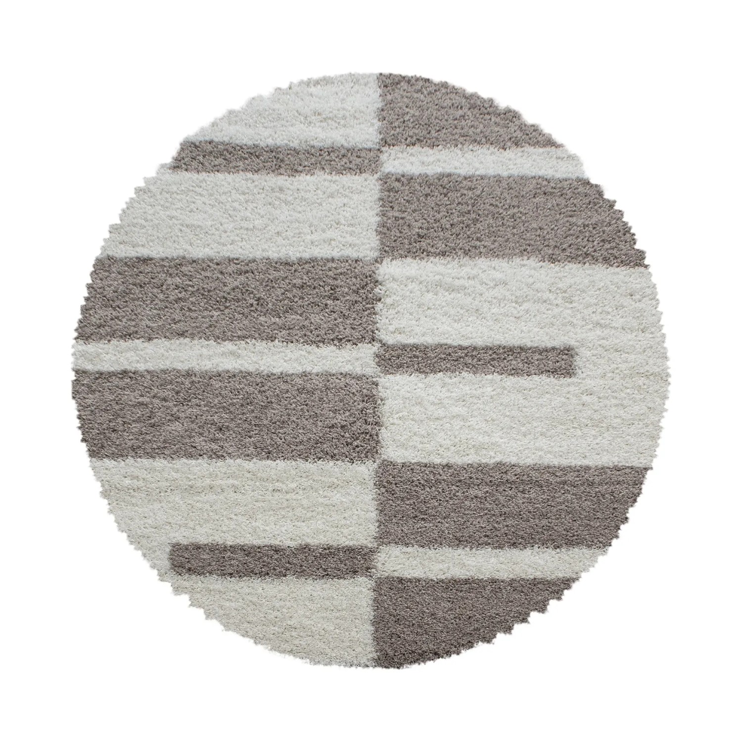 Ayyildiz Hochflorteppich Gala 2505 Beige Ø 200 cm