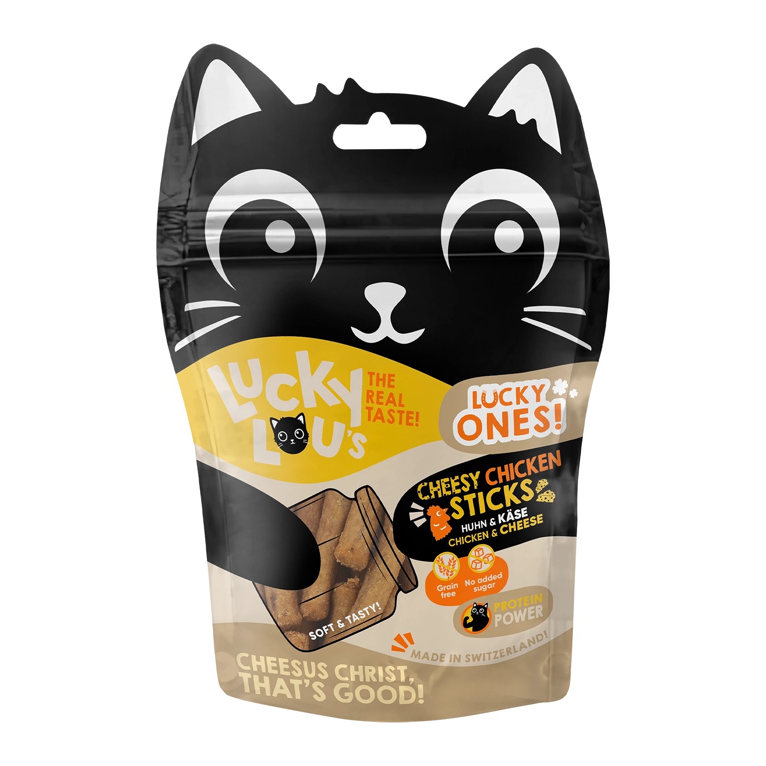 Lucky Lou Katzen-Trockenfutter Lucky Ones Sticks Käse & Huhn 50 g