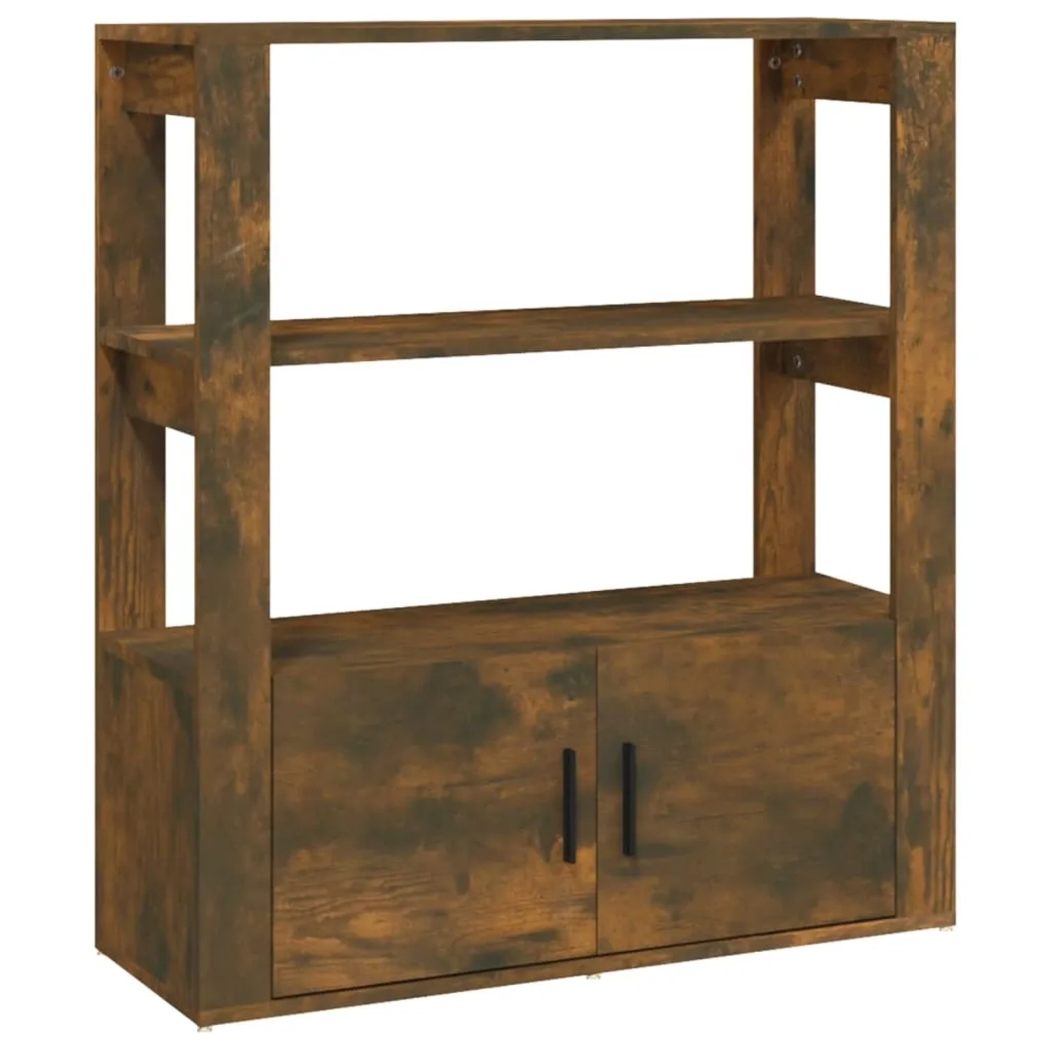 vidaXL Sideboard Räuchereiche 80x30x90 cm Holzwerkstoff 819465