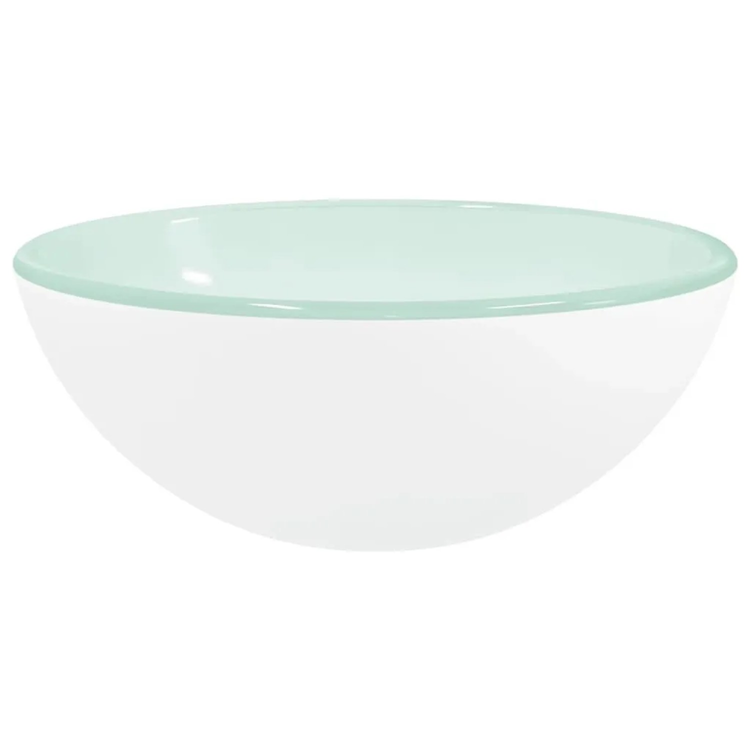 vidaXL Waschbecken Hartglas 30x12 cm Weiß 345253 günstig online kaufen