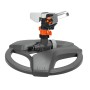 Gardena Premium Rasensprenger mit Schlitten für die Rasenbewässerung. Einstellbarer Sektor, Farbe Grau/Orange.