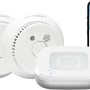 Homematic IP Starter Set Rauchwarnmelder mit 2 Rauchmeldern, Access Point und Smartphone-App.