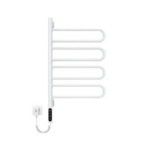 Emke Elektrischer Handtuchtrockner 130 W Drehbar mit LED Display Intelligente Steuerung mit Thermostat WiFi Google Home Alexa