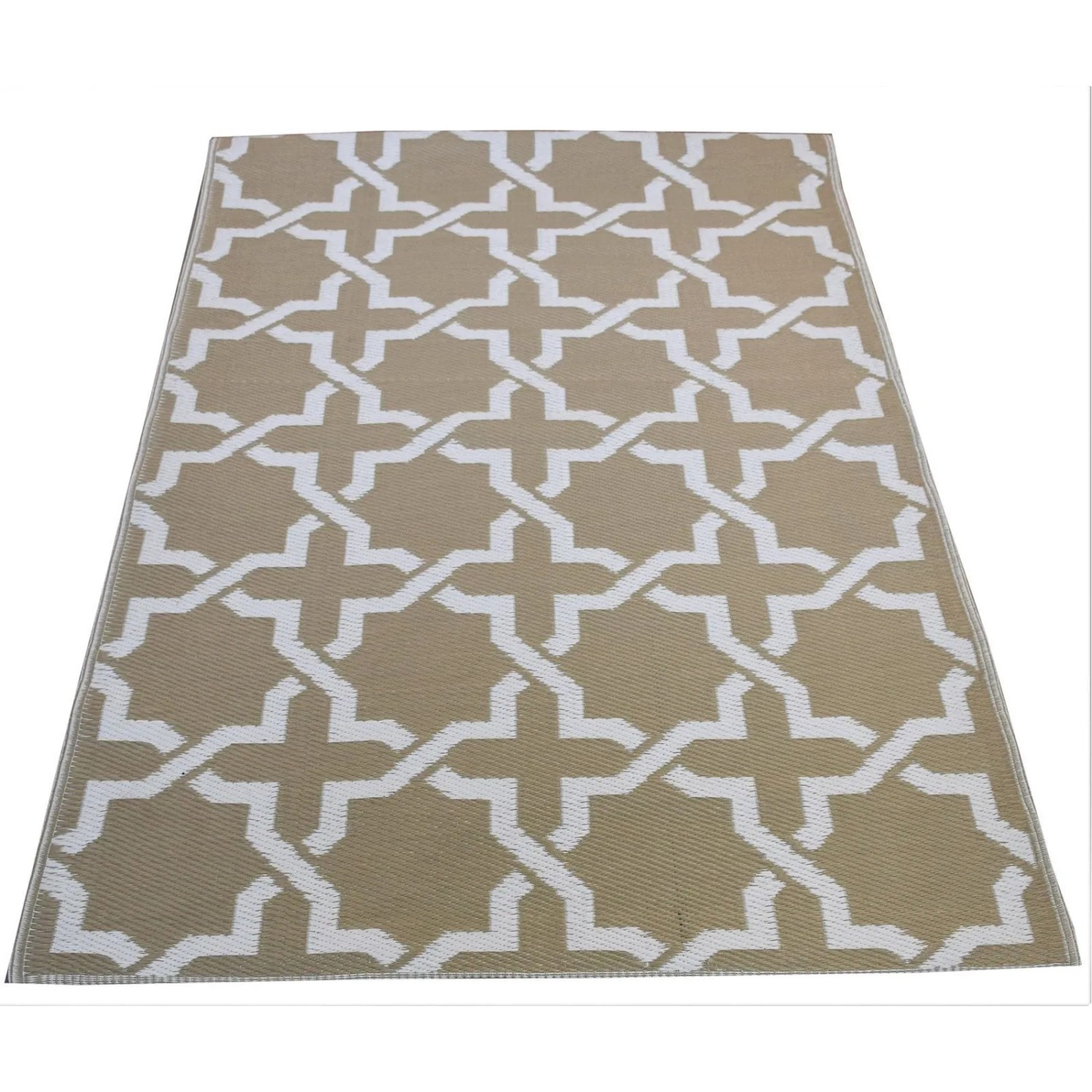 Jet-Line Indoorteppich Modern Braun mit Geometrischen Mustern 120 x 180 cm