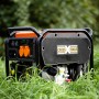 Cross Tools Notstromaggregat CPG 4000 INV, mobiler Stromerzeuger für Baustelle und Garten.