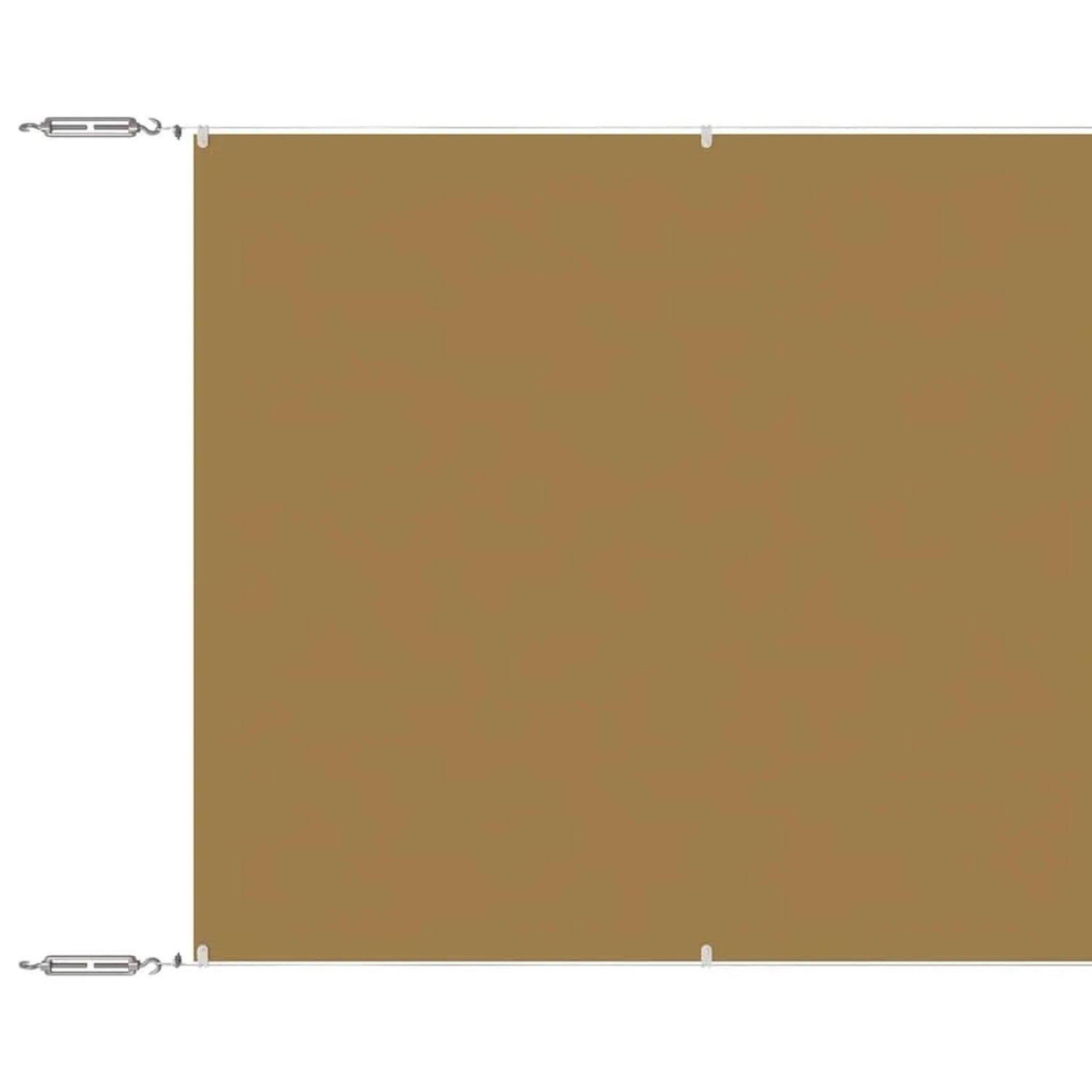 vidaXL Senkrechtmarkise Beige 100x1200 cm Oxford-Gewebe 148261