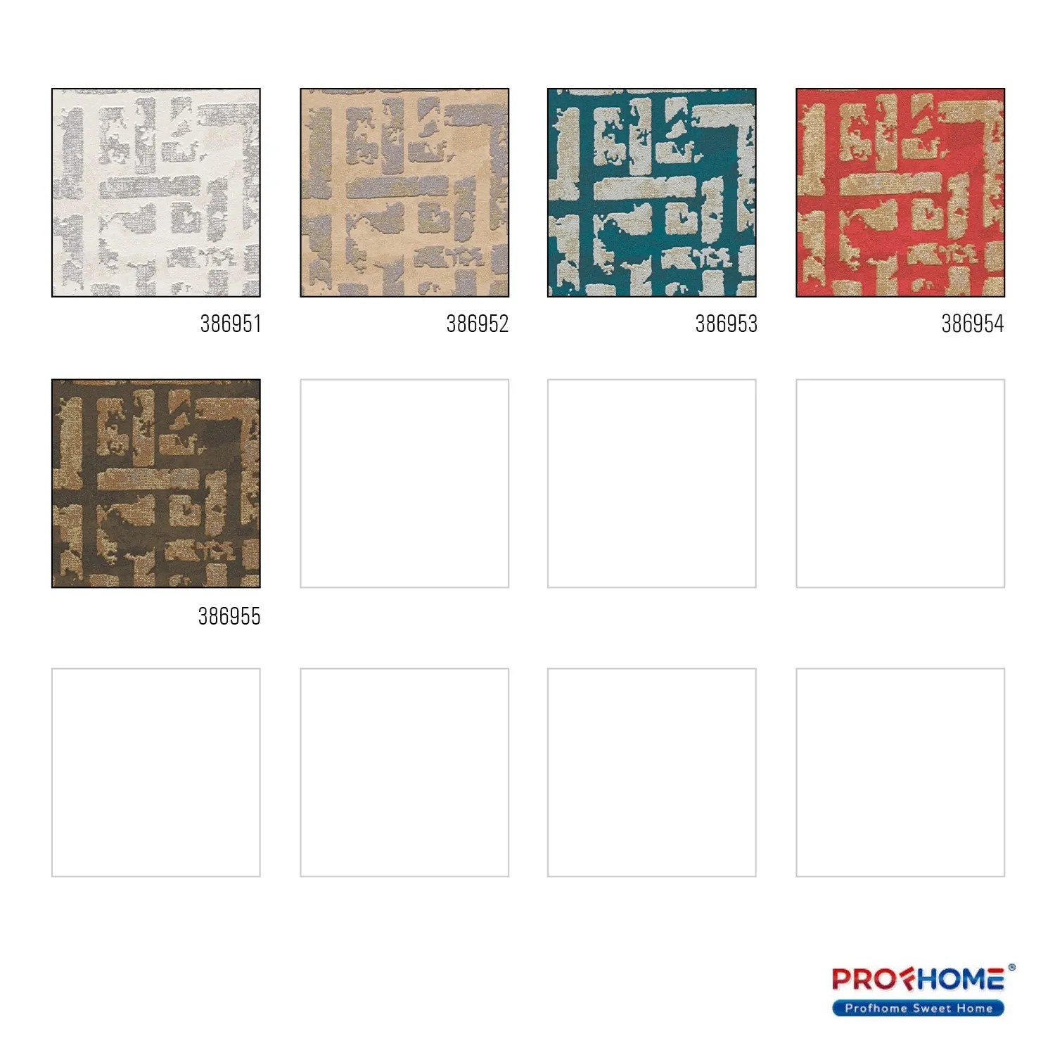 Muster der Profhome Vliestapete 386952-GU in Braun, Silber und Beige mit metallischen Akzenten.