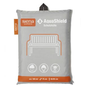 Siena Garden Schutzhülle für 3-Sitzer Bank, AquaShield, hellgrau, 160x75x65-85 cm.