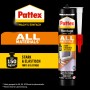 Pattex Montagekleber All Materials, stark haftender Alleskleber in Kartusche, 450g.