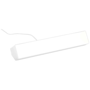 Weiße, dimmbare Brilo LED-Tischleuchte Muro S B-Smart mit Fernbedienung, 9W. Smarte Leuchte für flexible Lichtsteuerung.