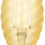 Osram LED-Leuchtmittel E14 Kerze, 2,5W, extra warmweiß, goldfarben.