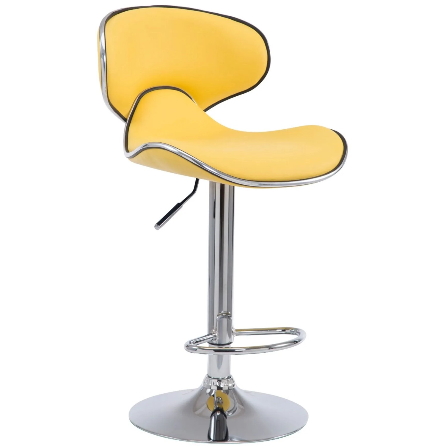 CLP Barhocker Las Vegas V2 Gelb/Chrom