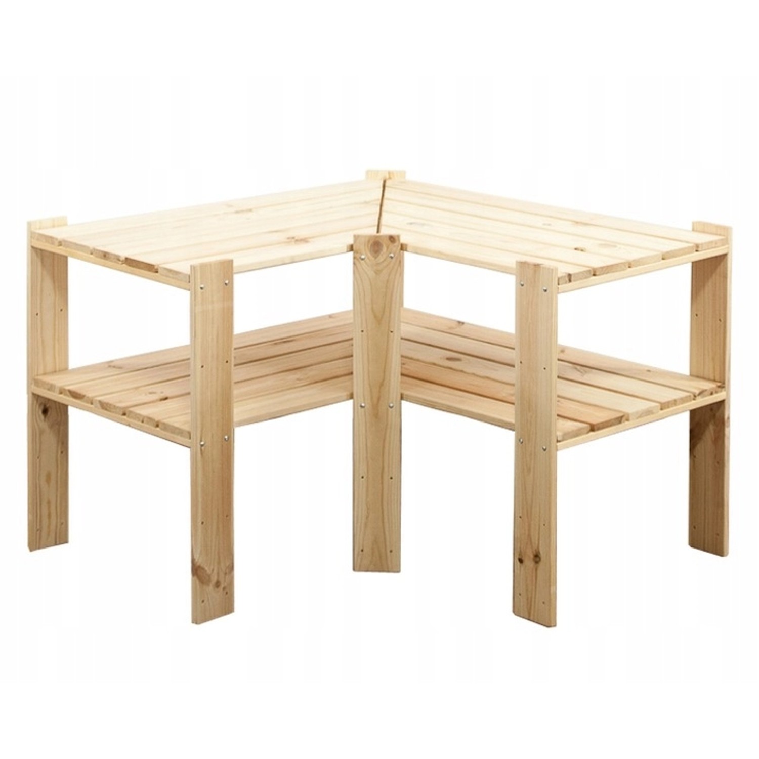 PROREGAL Eckregal Woodland HxBxT 64 x 80 x 50 cm Fachlast 120 kg 2 Fachbode günstig online kaufen