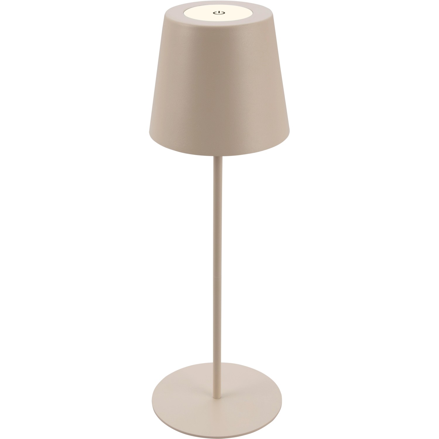 Brilo Akku-Tischleuchte Beige 2W