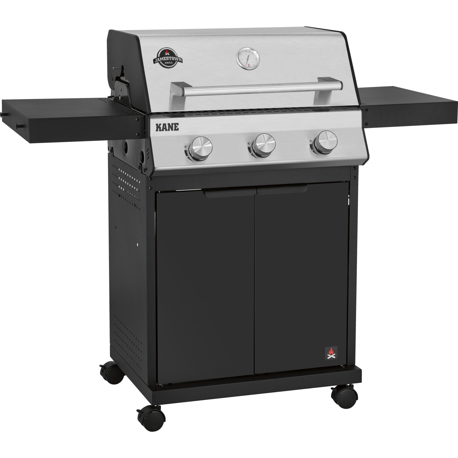 Jamestown Gasgrill Kane 3-Brenner Modulares Grillrostsystem günstig online kaufen