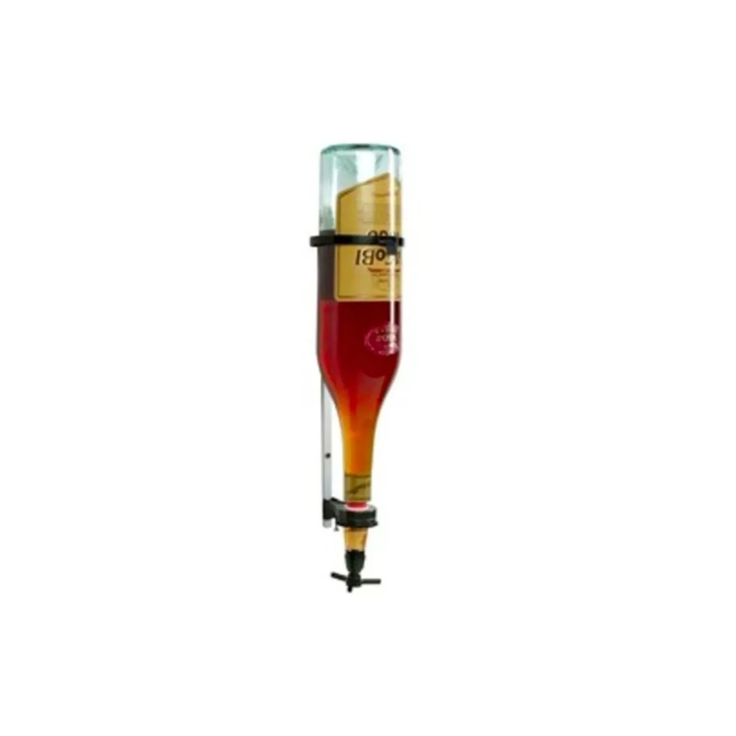 Ich-Zapfe Prima Portionierer Spirituosen Dosierer 2,0 Cl mit Wandhalter für 3 Liter Flaschen