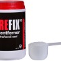 Firefix Rußentferner 950g Dose mit Dosierlöffel für Kamin- und Ofenzubehör.