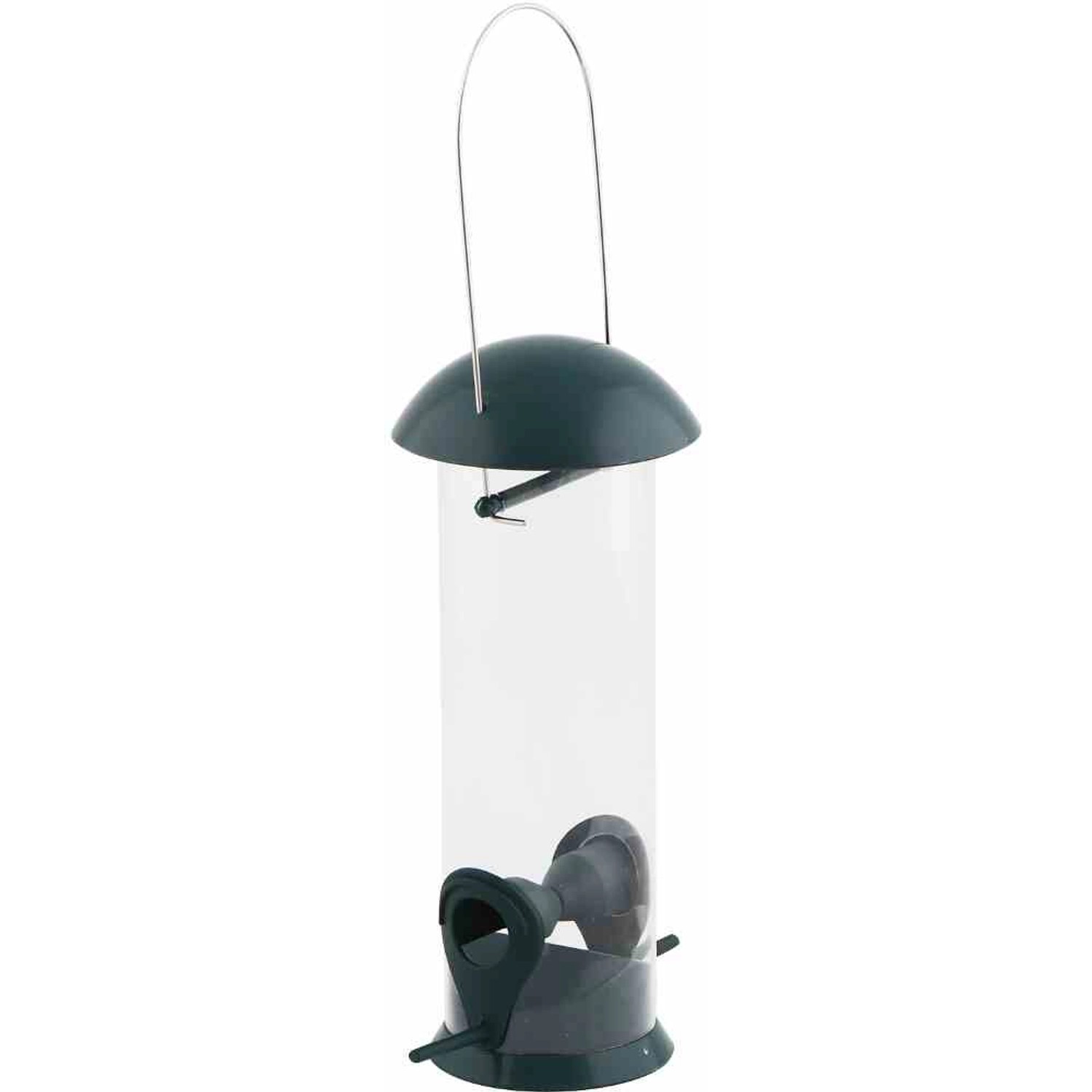 Siena Garden Futterspender Feeder Basic Kunststoff Grün Ø 13,4 cm x 24 cm