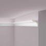 Weiße NOEL & MARQUET Eckleiste Z20 ARSTYL, 2 m, zur Dekoration von Wand und Decke.