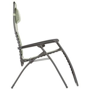 Lafuma Relaxsessel RSXA CLIP Batyline® Moss, Gartenstuhl mit verstellbarer Rückenlehne und Kopfstütze.