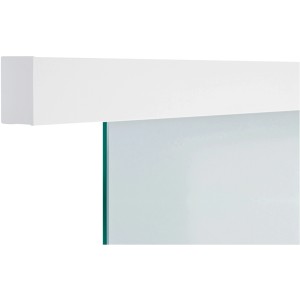 Detailaufnahme: Novadoors Schiebetürsystem Nova 406 Alu EV1 mit Griffmuschel.