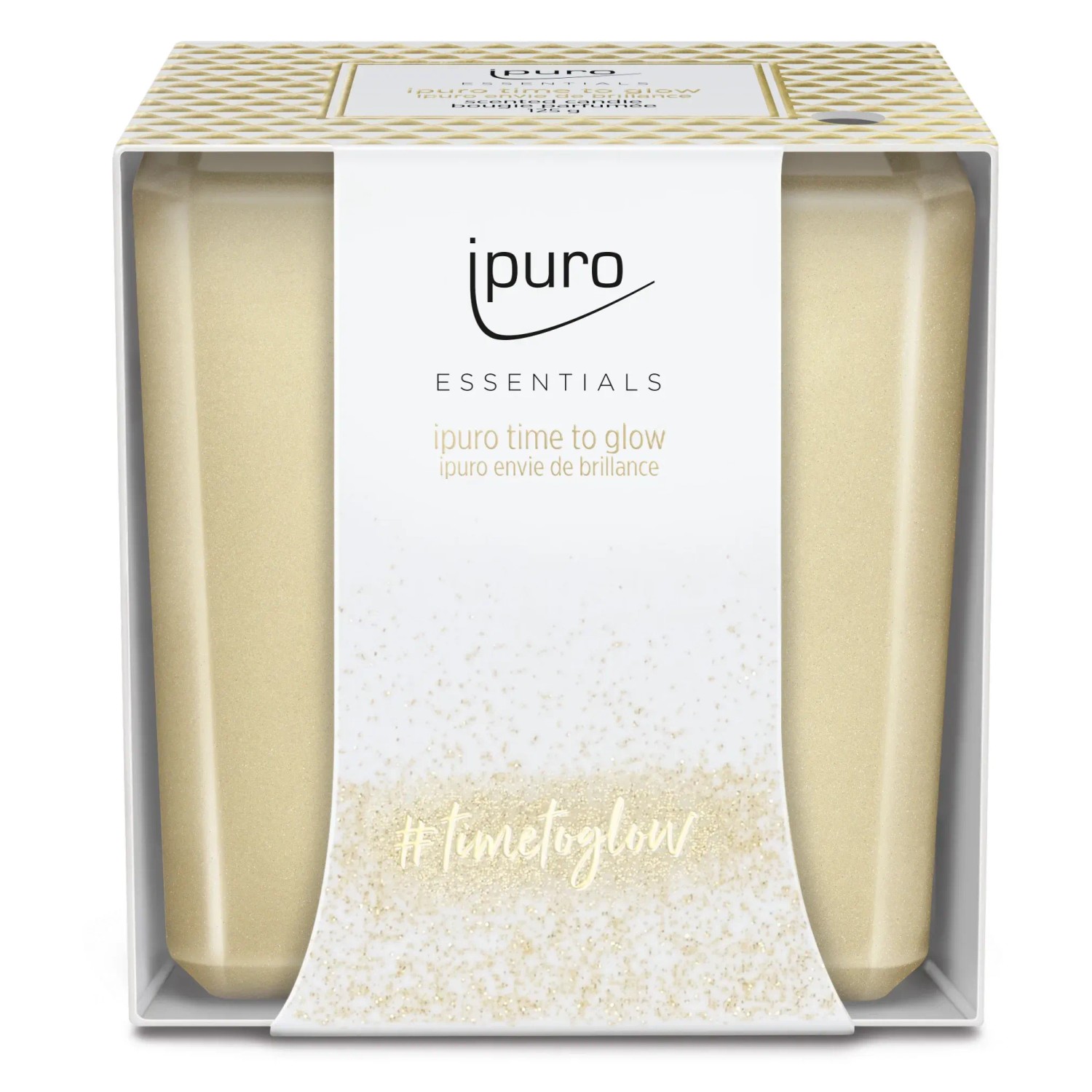Ipuro Duftkerze Essentials Time To Glow 125 g Gold