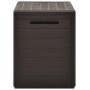Braune VidaXL Gartenbox (78x44x55 cm) zur Aufbewahrung im Garten oder auf der Terrasse.