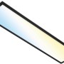 Dimmbare, schwarze LED-Deckenleuchte Piatto S B-Smart Panel, 28 W.