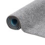 Gerollter, grauer Snapstyle Hochflor Teppich Mona, 160x240cm. Weicher Velours Teppich.