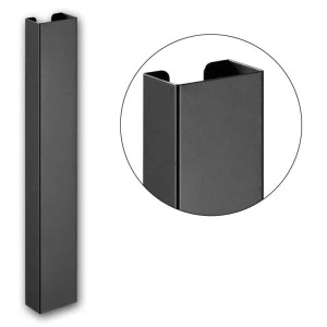 myWall Kabelmanager Magnetischer Kabelkanal 35cm Schwarz