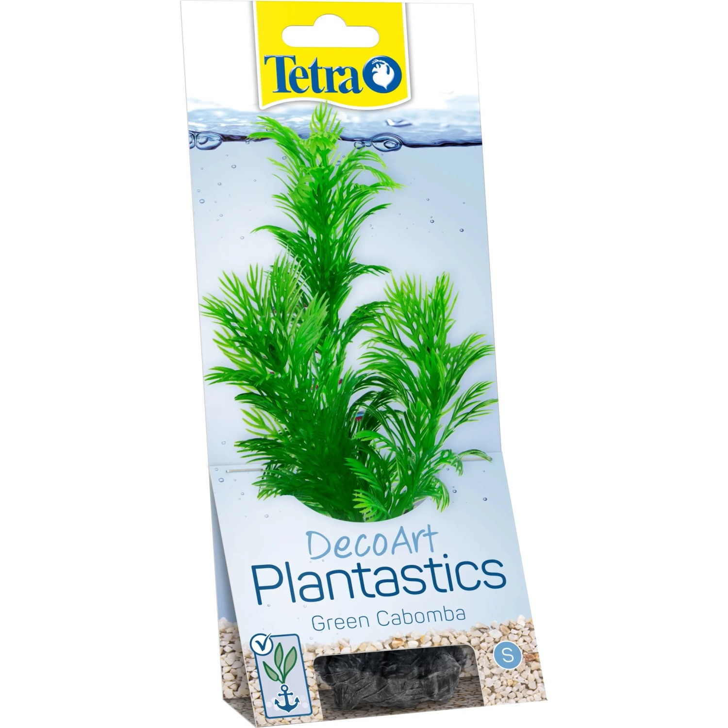 Tetra DecoArt Plant S Green Cabomba, naturgetreue Kunstpflanze für Aquarien.