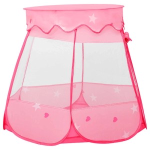 vidaXL Kinder-Spielzelt mit 250 Bällen Rosa 102x102x82 cm 3107725