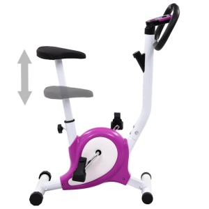 vidaXL Heimtrainer mit Riemenantrieb Lila 92011