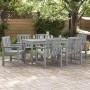 vidaXL Gartenstuhl 6 Stk Hellgrau 65,5 x 59 x 88 cm Polyethylen 3335800_2