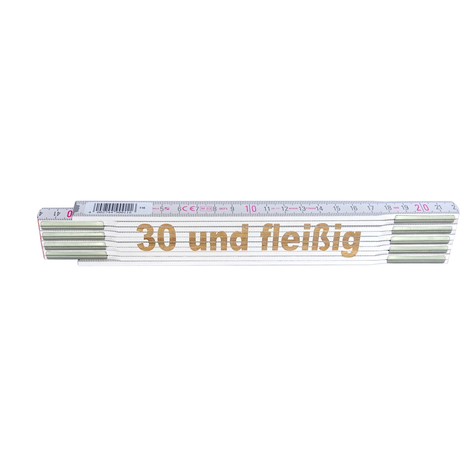 Image of Stabila Zollstock mit Lasergravur 30 und fleißig 2 m