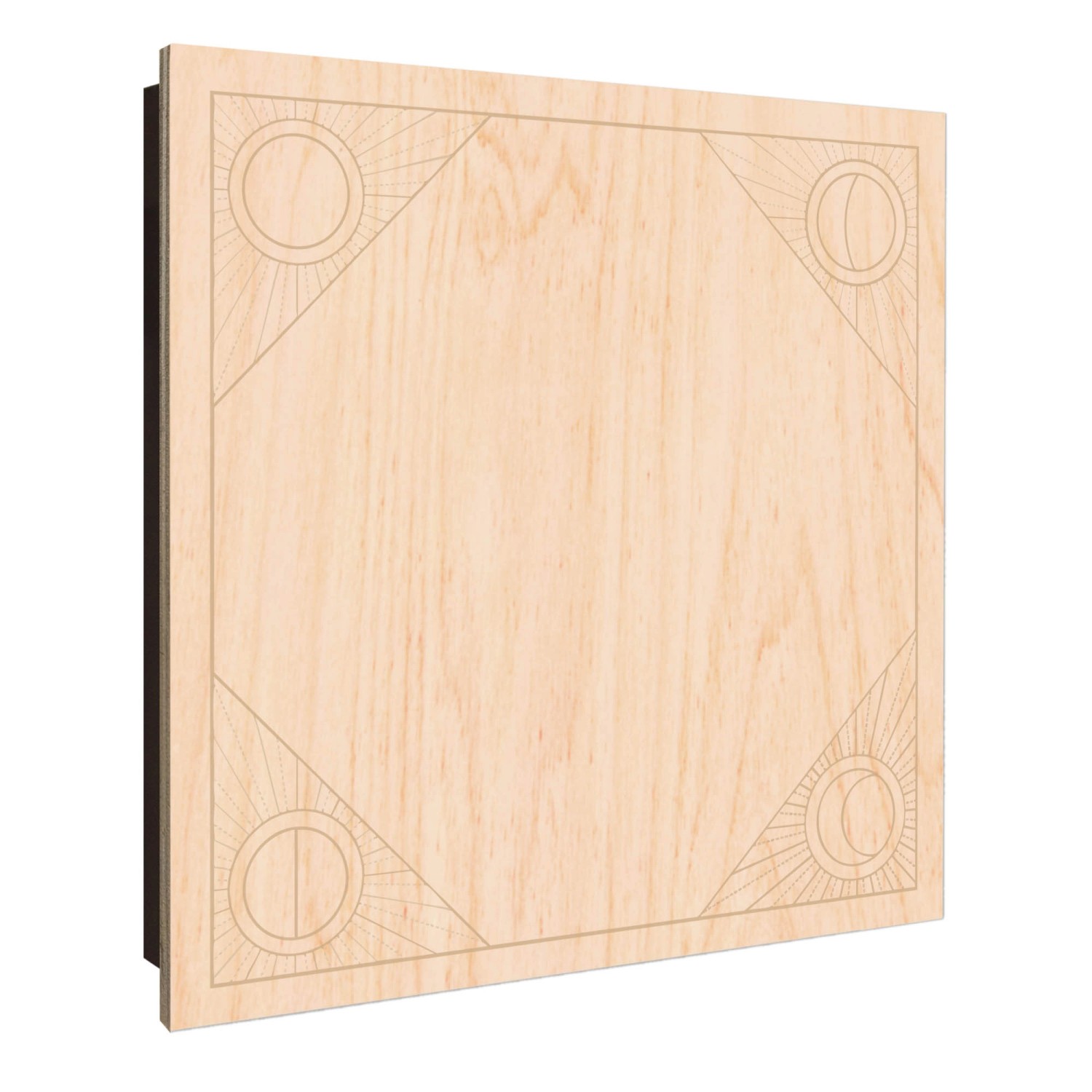 Banjado Großer Schlüsselkasten Holz 30x30cm Schwarz Scharnier Links 50 Hake günstig online kaufen