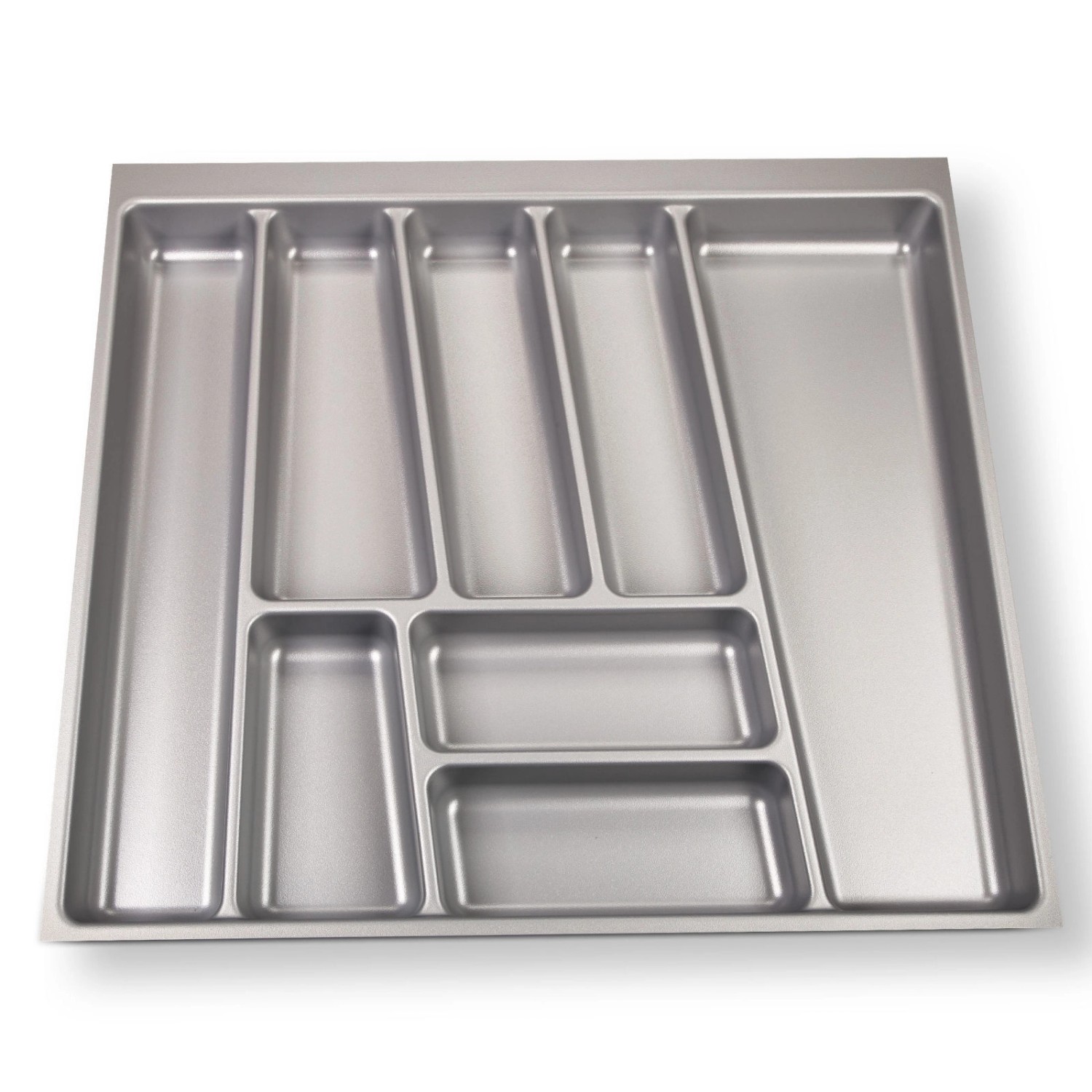 SOTECH ORGA-BOX II Besteckeinsatz 600 mm Höhe 45 mm Silbergrau Für Nobilia Schubladen