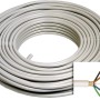 Emskabel Feuchtraumleitung NYM-J 5x1,5 mm², 100 m Rolle, grau. Elektroinstallation für Feucht- und Trockenräume.