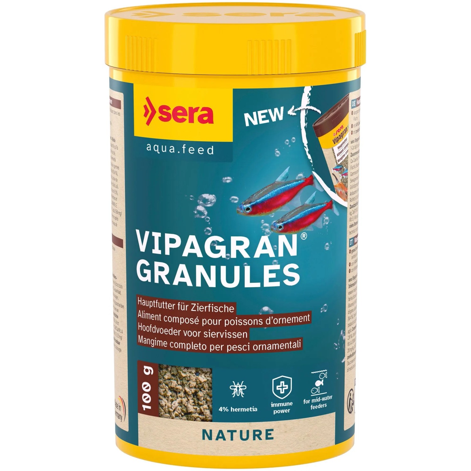 Sera Fischfutter Vipagran Nature 250 ml (80 g)
