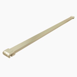 Duschparadies Stabilisierungsstange 140cm Stabilisator Für 6-8mm Glas Walk-in Dusche Glas Seitenwand Gold Gebürstet