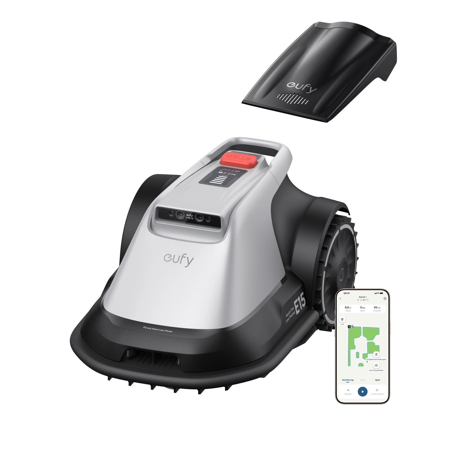 Eufy Mähroboter E15 für Rasenfläche bis 800 m² günstig online kaufen