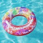 Bestway Schwimmring Summer Swirl mit Mandala-Design im Wasser, Ø 80 cm.