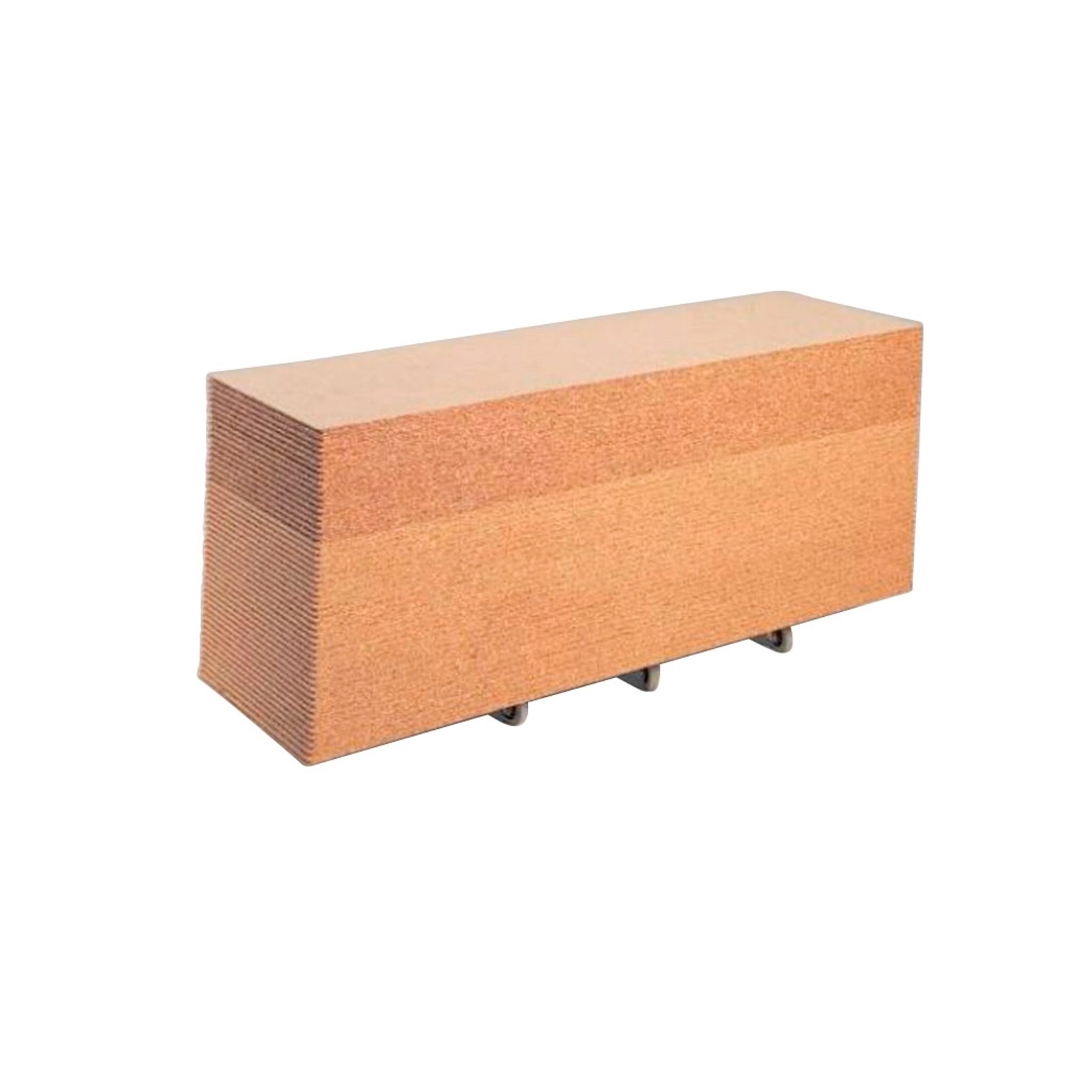 Stapel Spanverlegeplatten, 205x92,5 cm, 10 mm stark, mit Nut und Feder.