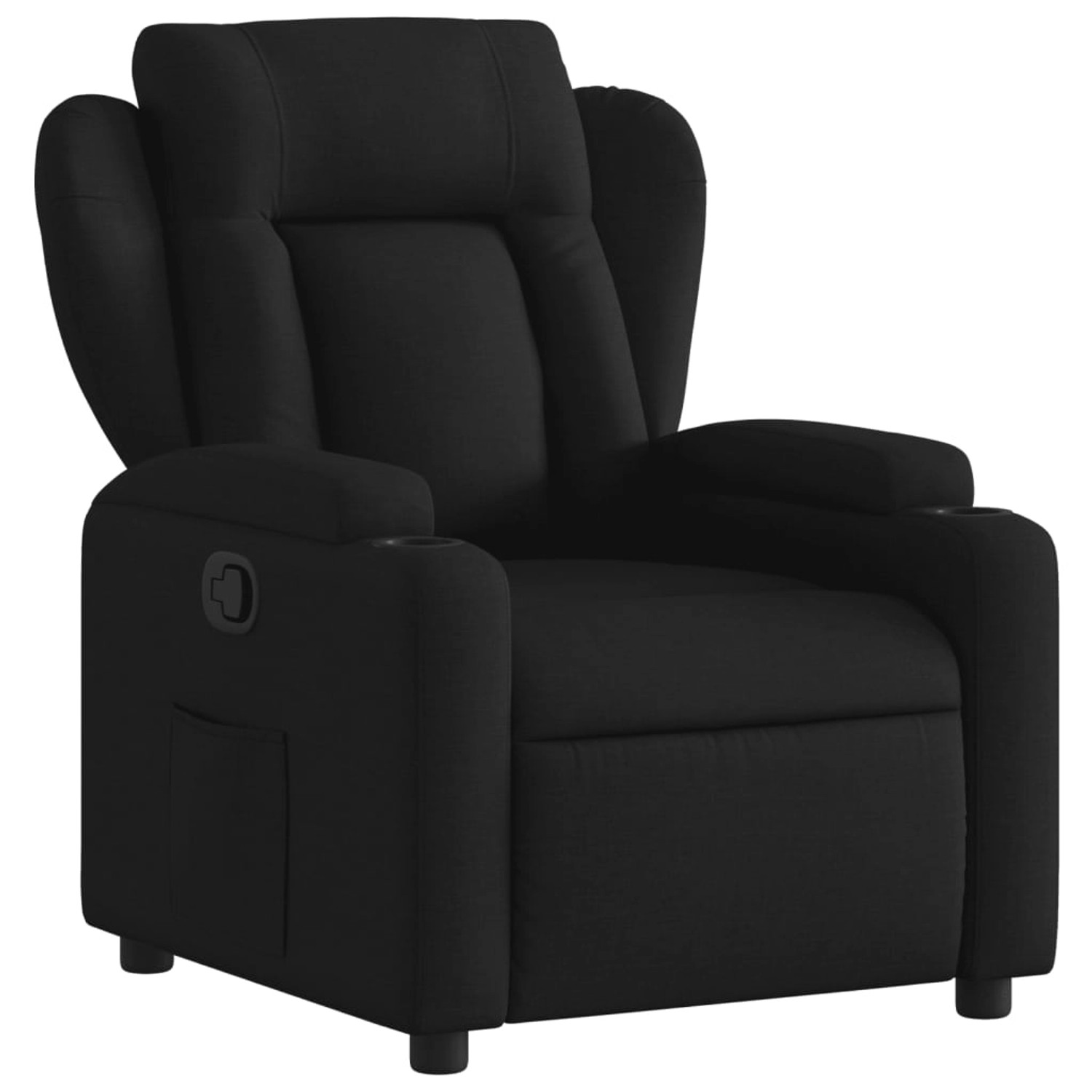 vidaXL Relaxsessel Schwarzer Stoff 3205566 günstig online kaufen