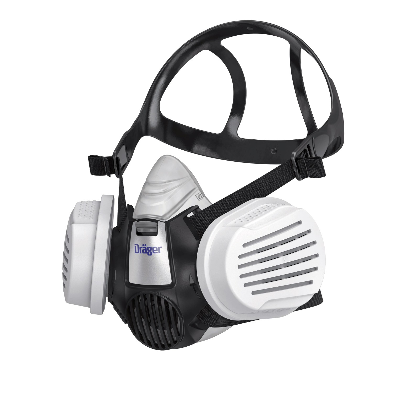 Dräger X-plore 3300 Halbmaske mit P3-R Filter, Größe S, für Handwerker, Atemschutz.