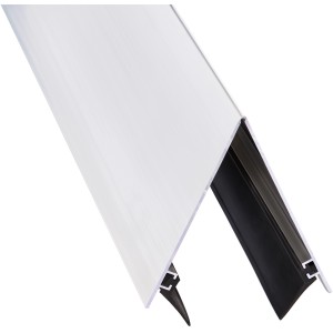 Guttagliss Alu-Firstprofil, 6m, silber, mit Dichtlippe für Dachbleche.