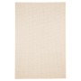 Quadratischer, sandfarbener Snapstyle Teppich Bentzon, Flachgewebe, 160x160cm.
